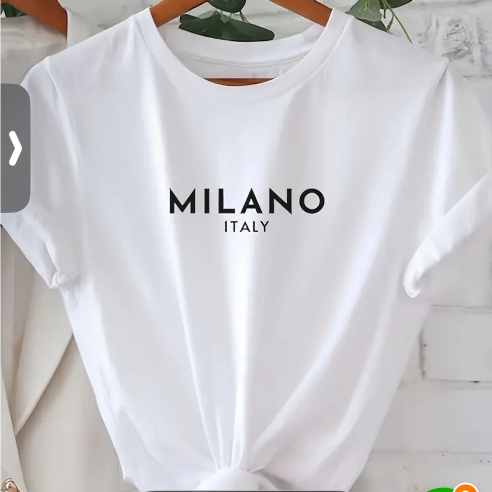 NWOT White Milano Italy Top